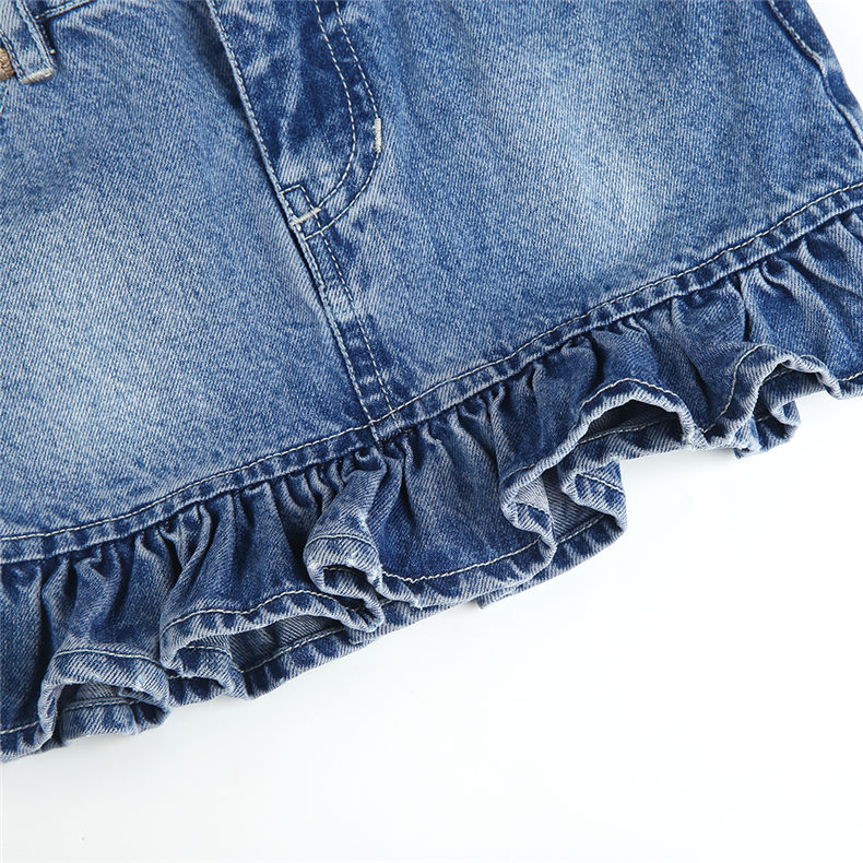 Ruffles denim skirt – NeedleJean